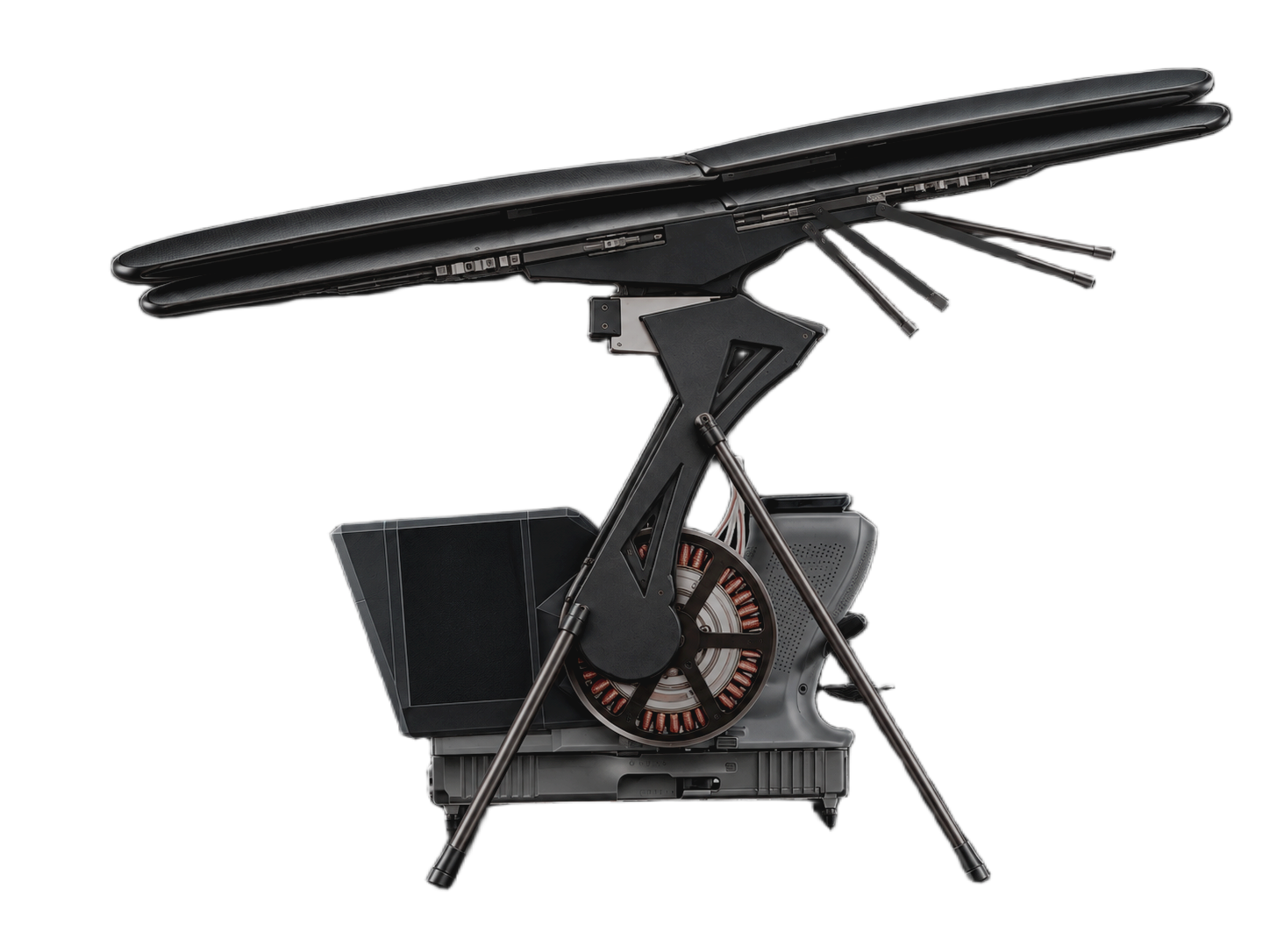 Side-view concept render of the compact G-HOST integration platform
